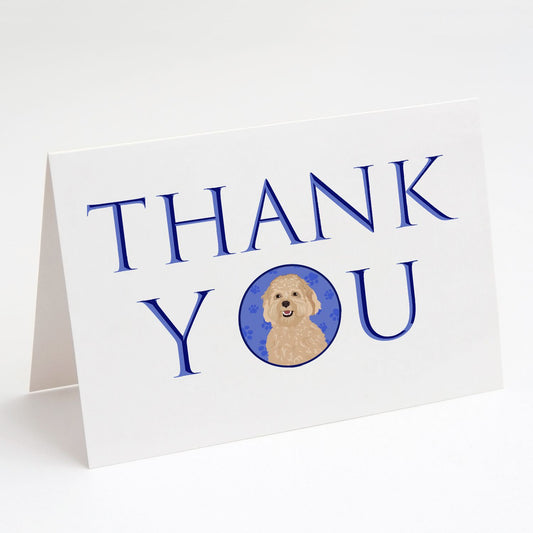 Doodle Fawn #1 Thank You Greeting Cards Pack of 8 Blank Cards with Envelopes Whimsical A7 Size 5x7 Blank Note Cards
