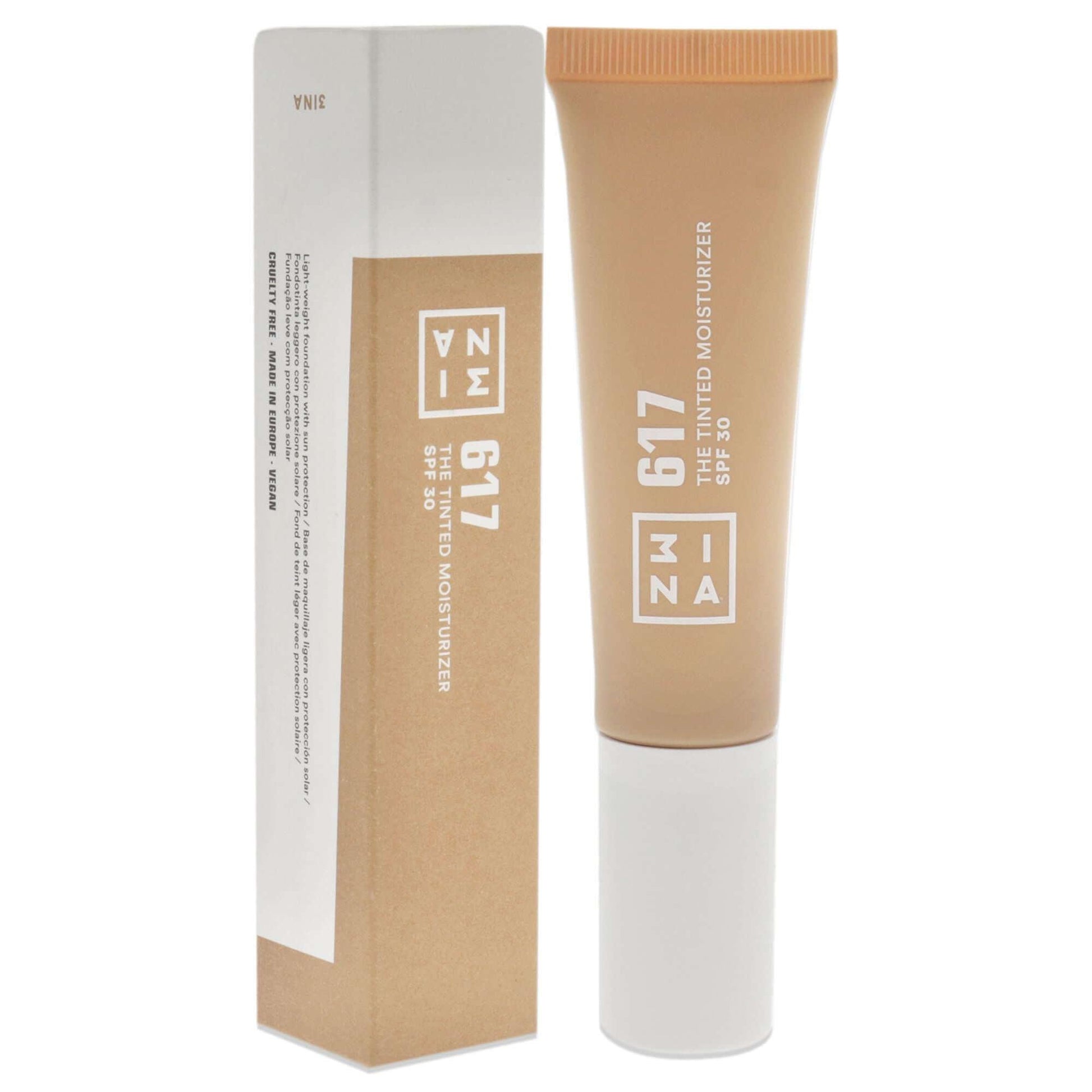 The Tinted Moisturizer SPF 30 - 617 Medium-Tan With Rich Pink Undertone by 3INA for Women - 1 oz Foundation - Clothes For Her Online Store