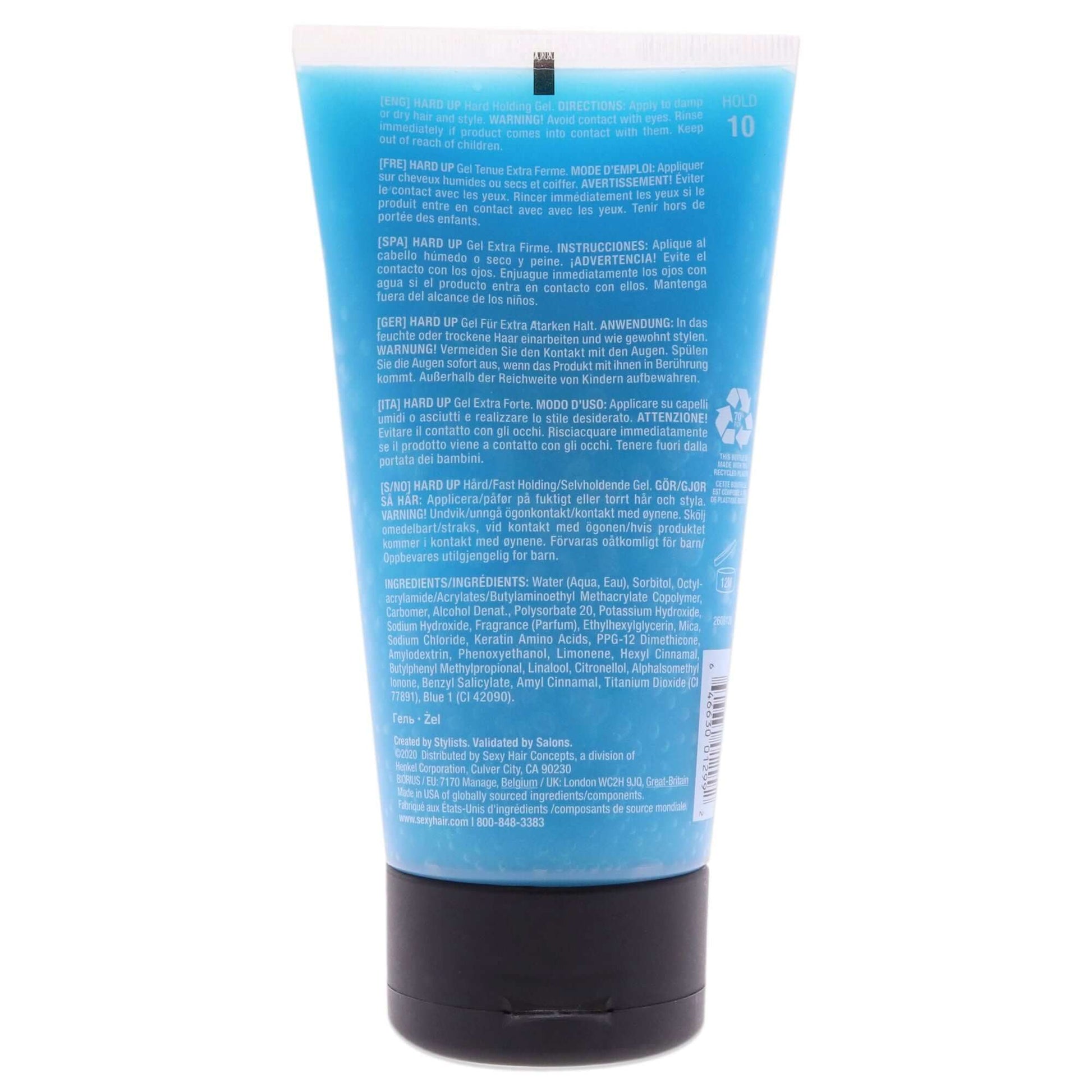 Style Sexy Hair Hard Up Hard Holding Gel by Sexy Hair for Unisex - 5.1 oz Gel