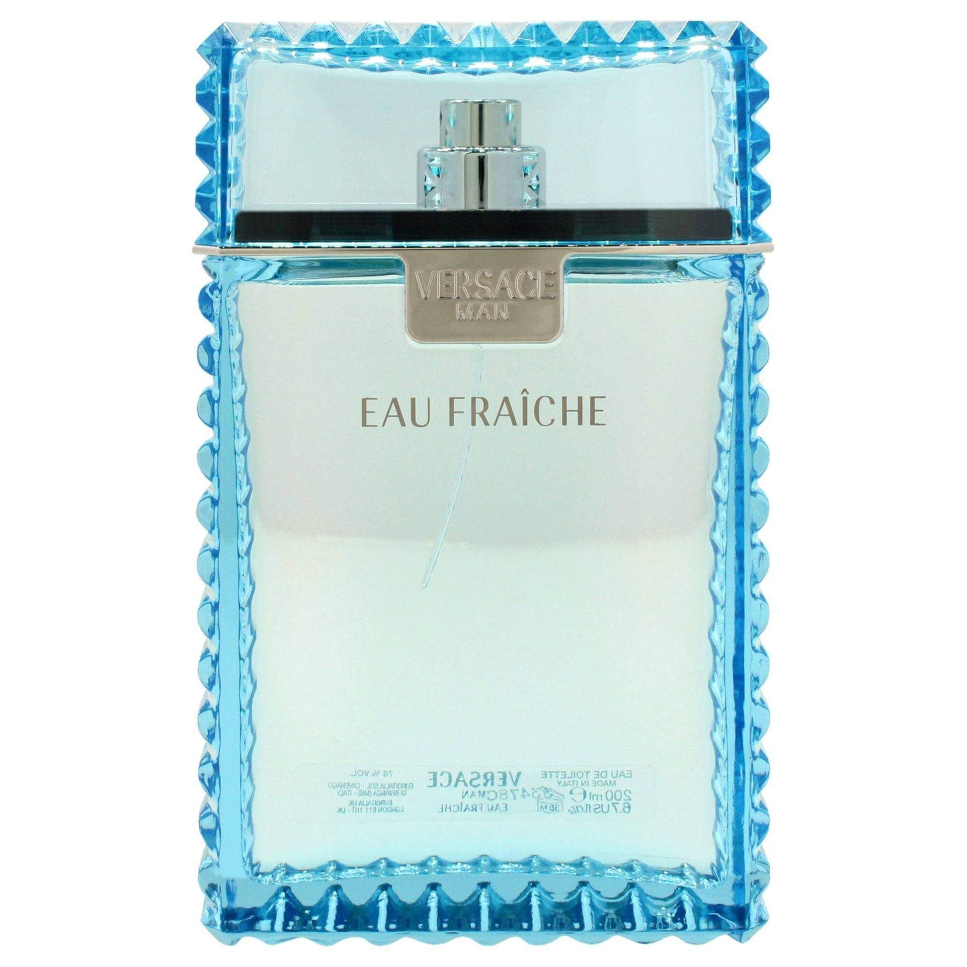 Versace Man Eau Fraiche by Versace for Men - 6.7 oz EDT Spray - Clothes For Her Online Store