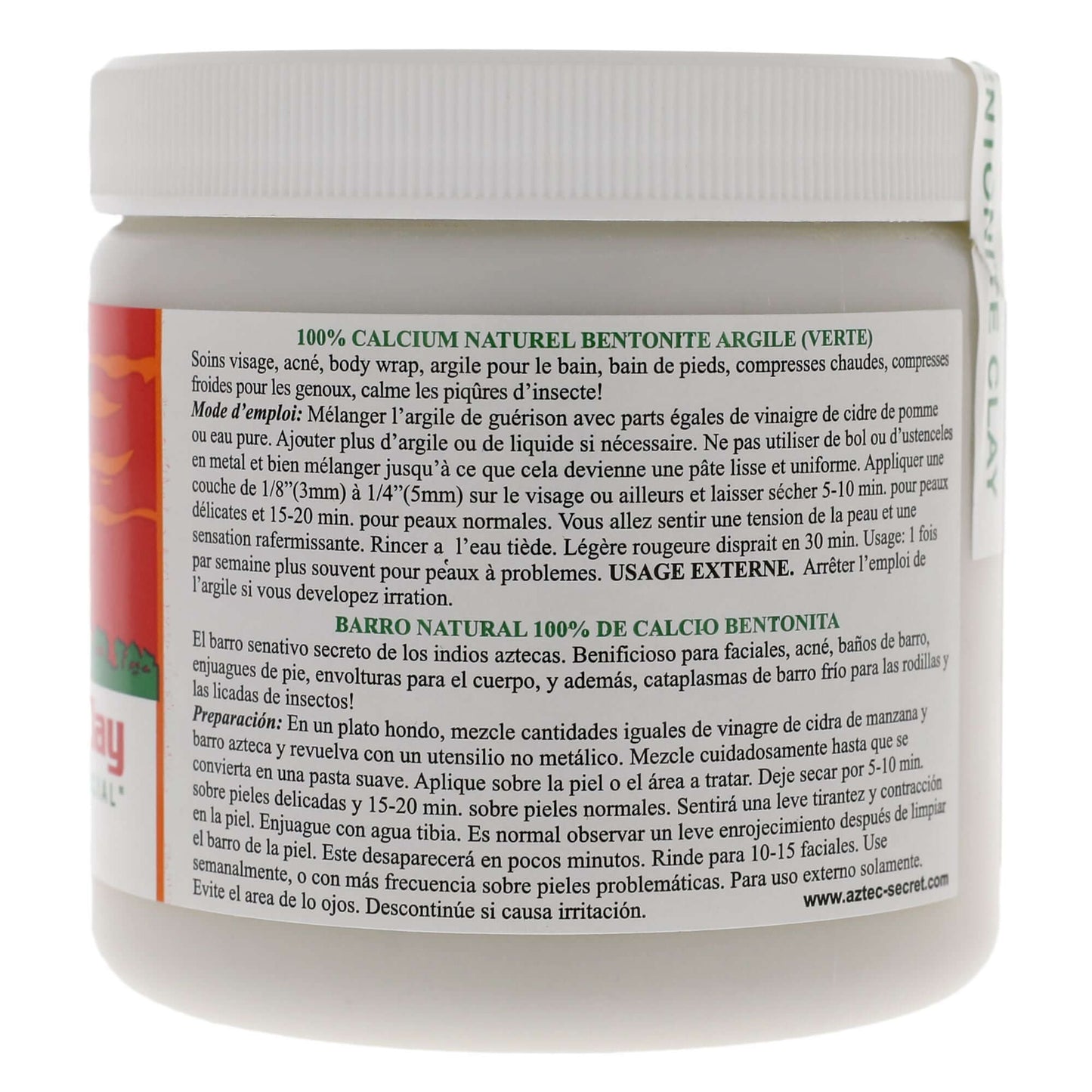 Indian Healing Clay by Aztec Secret for Unisex - 16 oz Clay