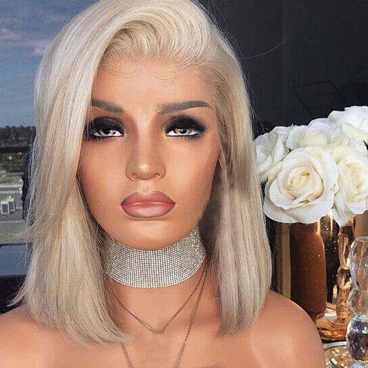 Women Side Parting Shoulder Length Straight Synthetic Hair Cosplay Wig - Clothes For Her Online Store