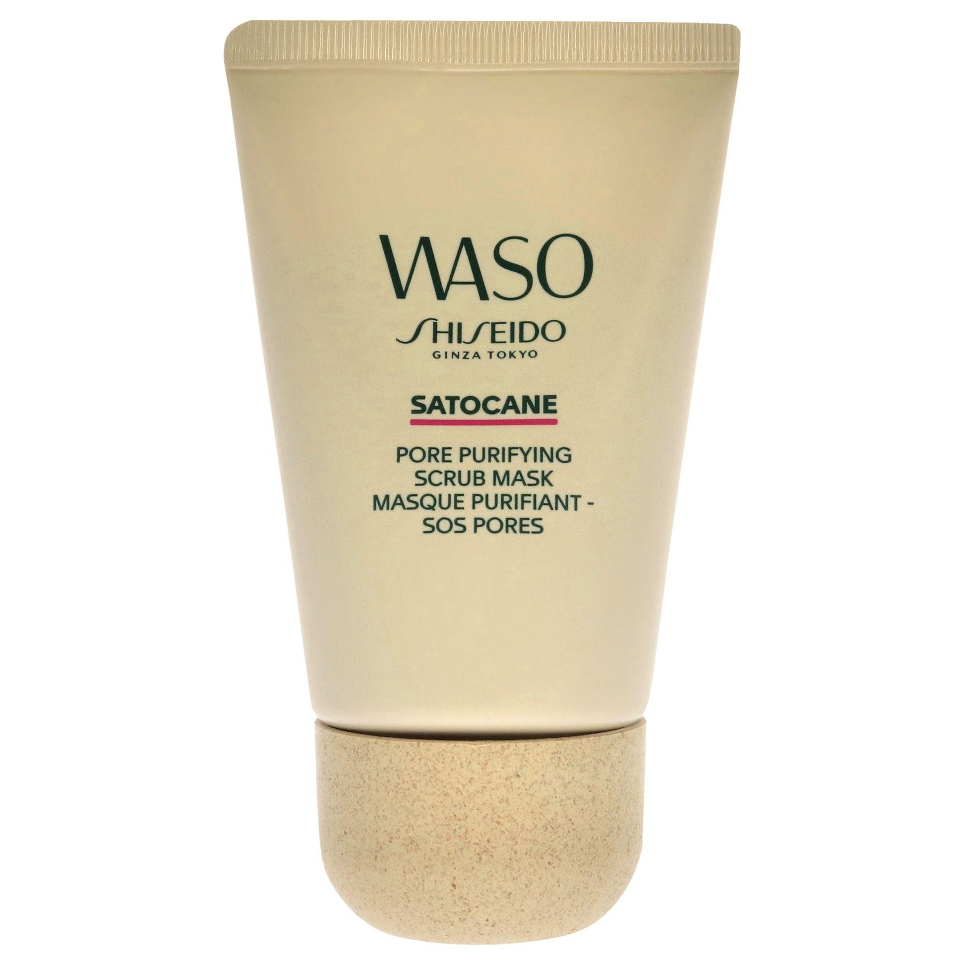 Waso Satocane Pore Purifying Scrub Mask by Shiseido for Women - 3.3 oz Mask