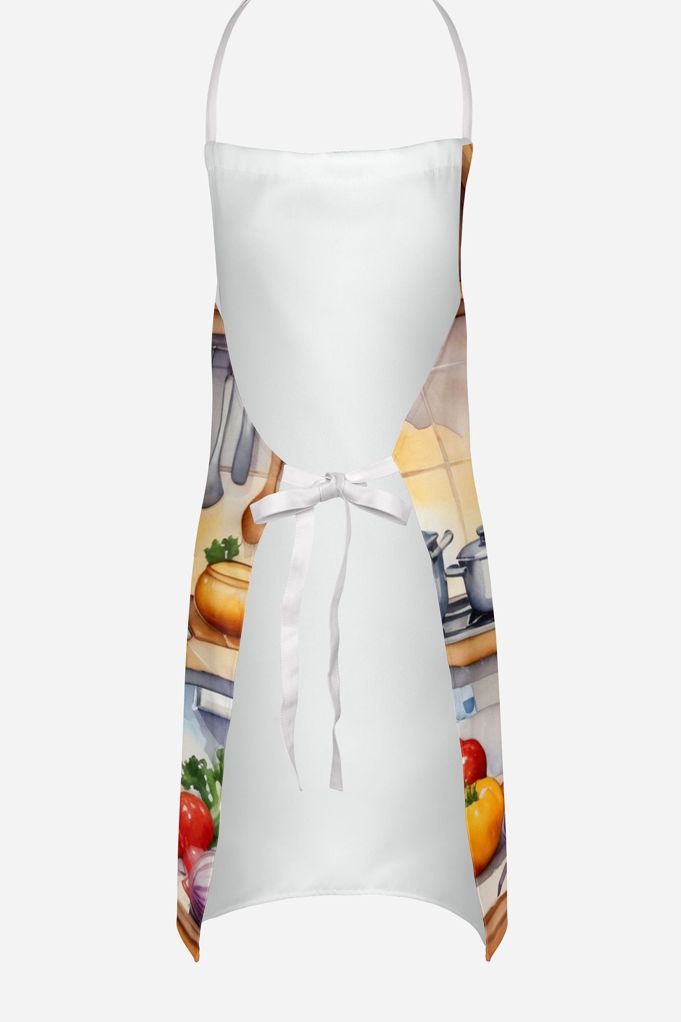 Lhasa Apso The Chef Apron Cooking Kitchen Server Baking Crafts Gardening for Adult Women Men, Unisex, Large, Multicolor