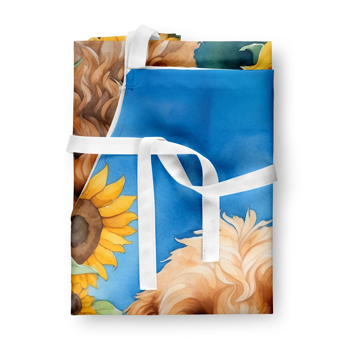 Cockapoo in Sunflowers Apron Cooking Kitchen Server Baking Crafts Gardening for Adult Women Men, Unisex, Large, Multicolor