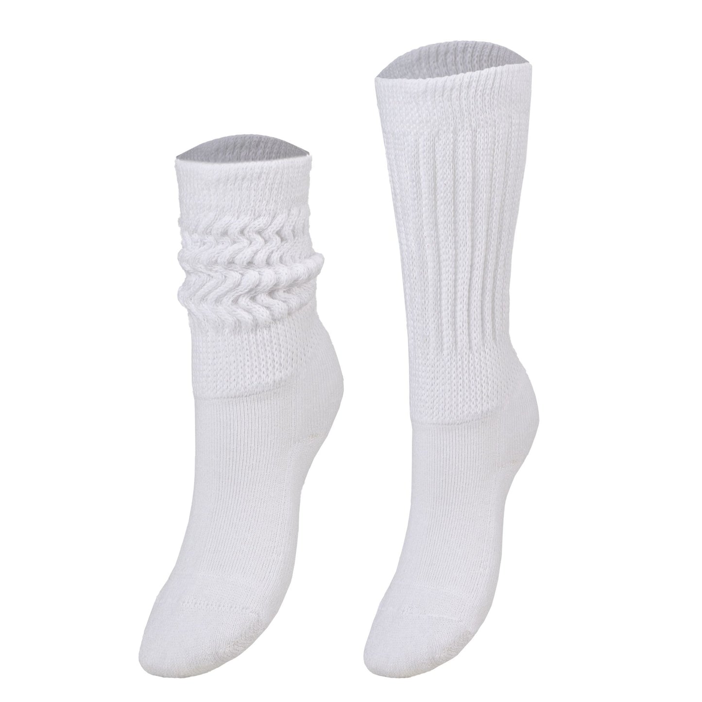 Kids Slouch Socks for Girls and Boys Knee High Cotton Scrunch Socks 3 to 15 Years Old 3 Pairs