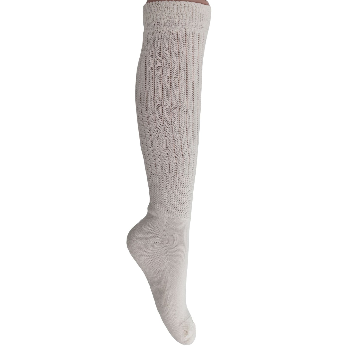 Slouch Socks for Women Extra Long Heavy Slouchy Scrunch Cotton Socks 1 Pair Shoe Size 5 to 10