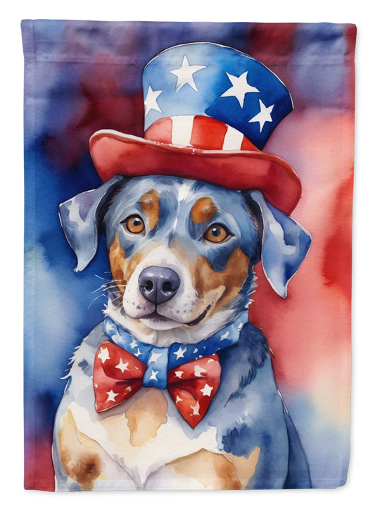 Catahoula Patriotic American Garden Flag Mailbox Flag Decorative Yard Flag Banner Outside Patio Artwork Yard Flower Beds, Garden Size, Multicolor