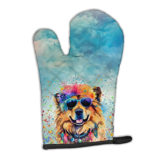 Chow Chow Hippie Dawg Oven Mitt Heat Resistant Thick Oven Mitt for Hot Pans and Oven, Kitchen Mitt Protect Hands, Cooking Baking Glove