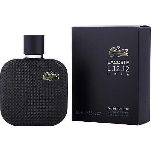 LACOSTE EAU DE LACOSTE L.12.12 NOIR by Lacoste EDT SPRAY 3.3 OZ