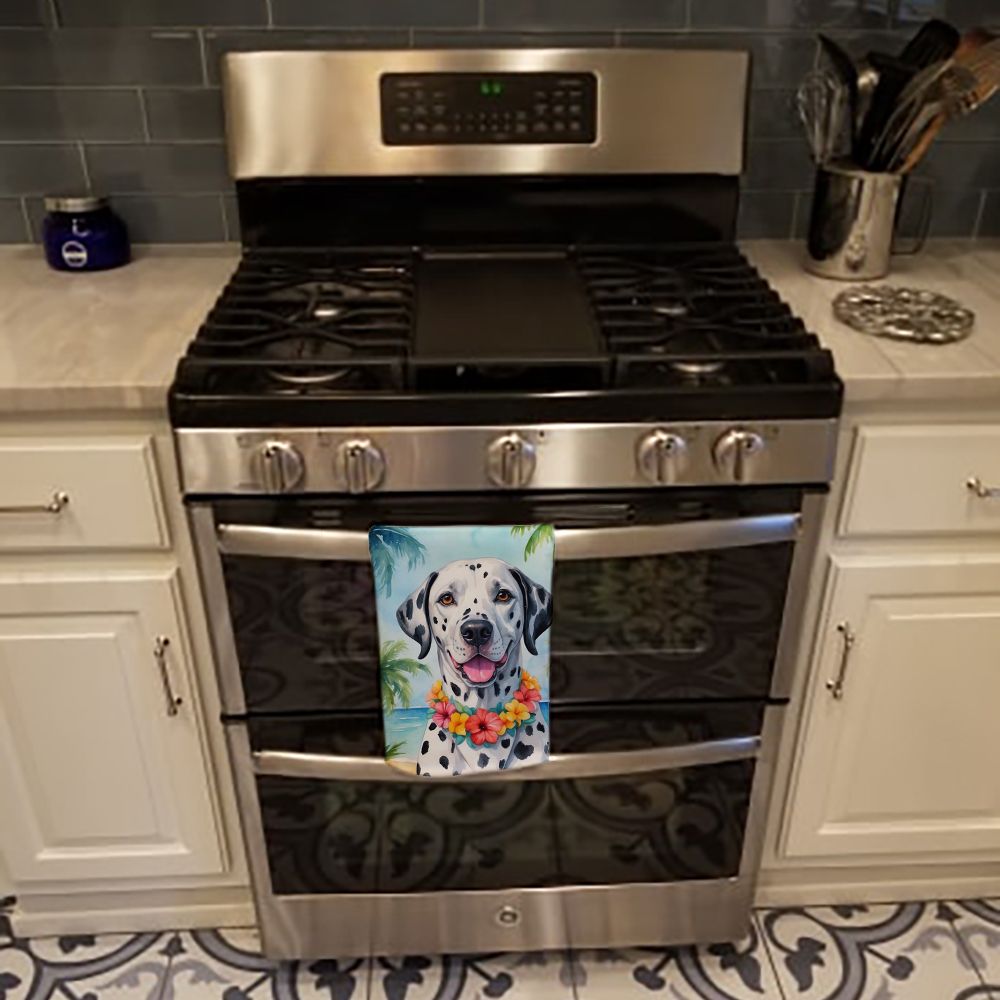 Dalmatian Luau Kitchen Towel Dish Cloths Guest Hand Towel Decorative Bathroom Towel for Face,Tea, Dishcloth, Kitchen and Bath