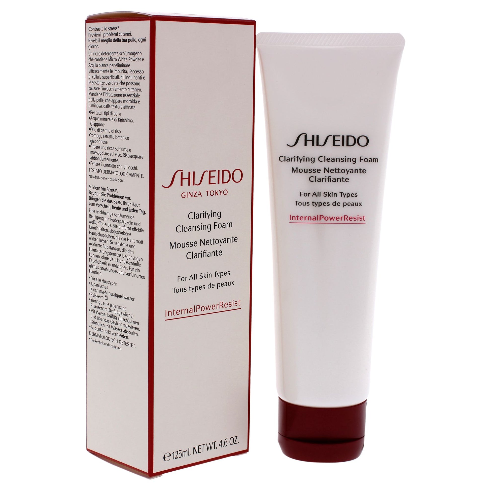 Clarifying Cleansing Foam by Shiseido for Unisex - 4.6 oz Cleanser - Clothes For Her Online Store
