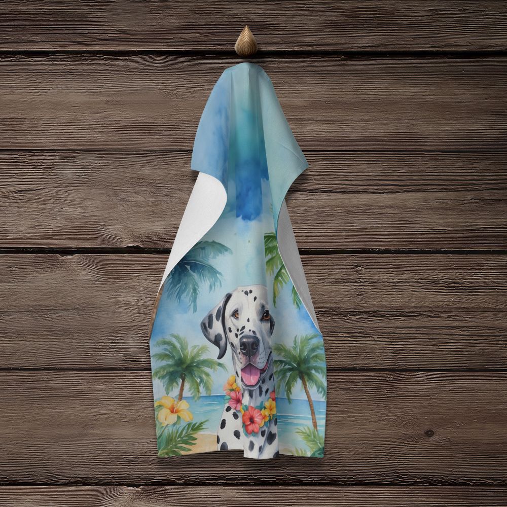 Dalmatian Luau Kitchen Towel Dish Cloths Guest Hand Towel Decorative Bathroom Towel for Face,Tea, Dishcloth, Kitchen and Bath