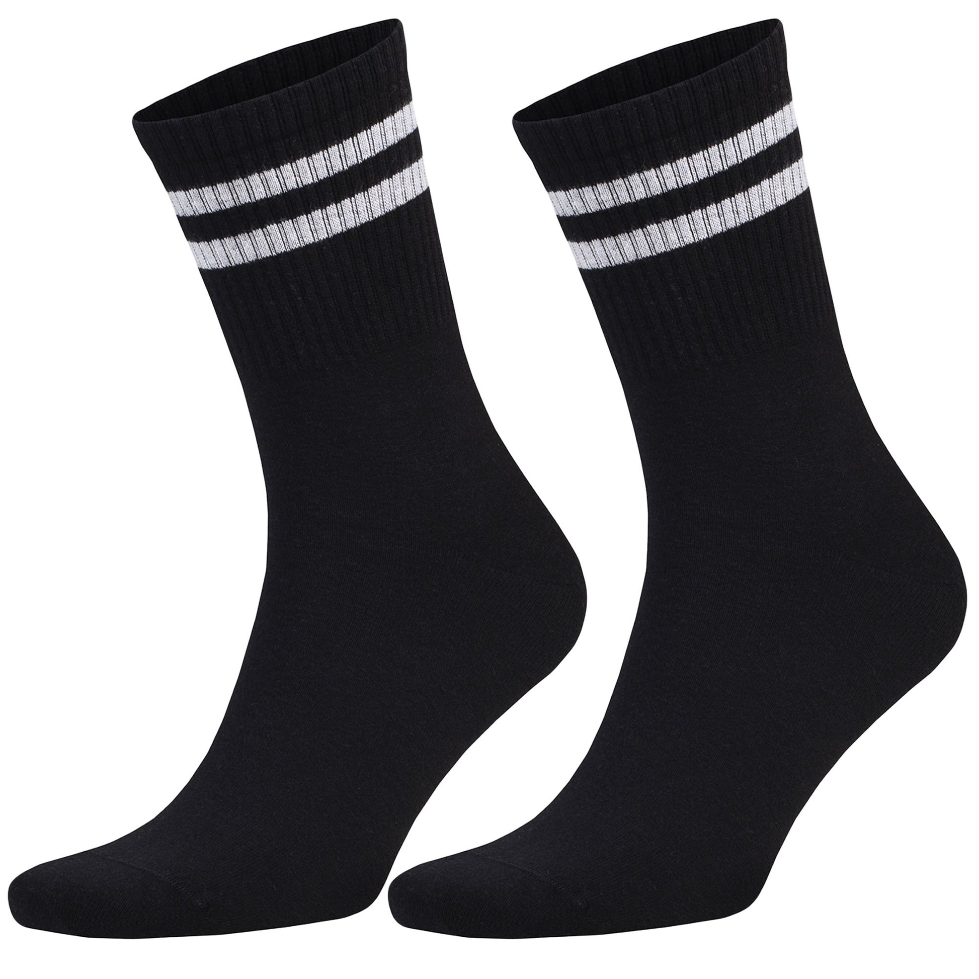 Tennis Crew Socks for Women 6 Pairs Shoe Size 5 to 10