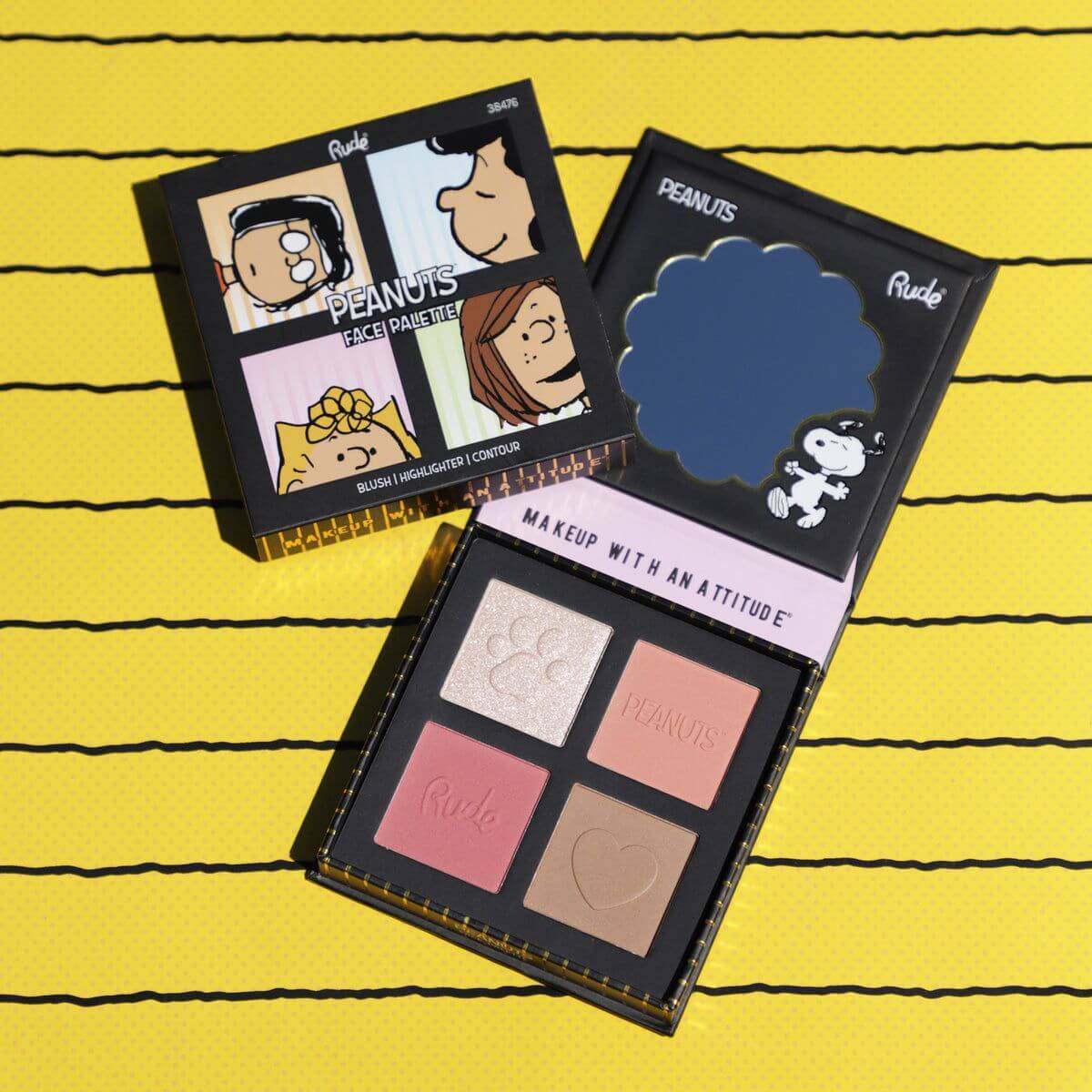 RUDE Peanuts Face Palette - Clothes For Her Online Store