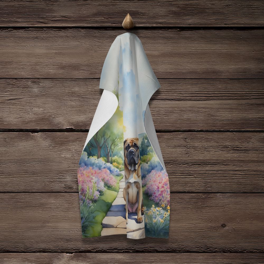 Mastiff Spring Path Kitchen Towel Dish Cloths Guest Hand Towel Decorative Bathroom Towel for Face,Tea, Dishcloth, Kitchen and Bath