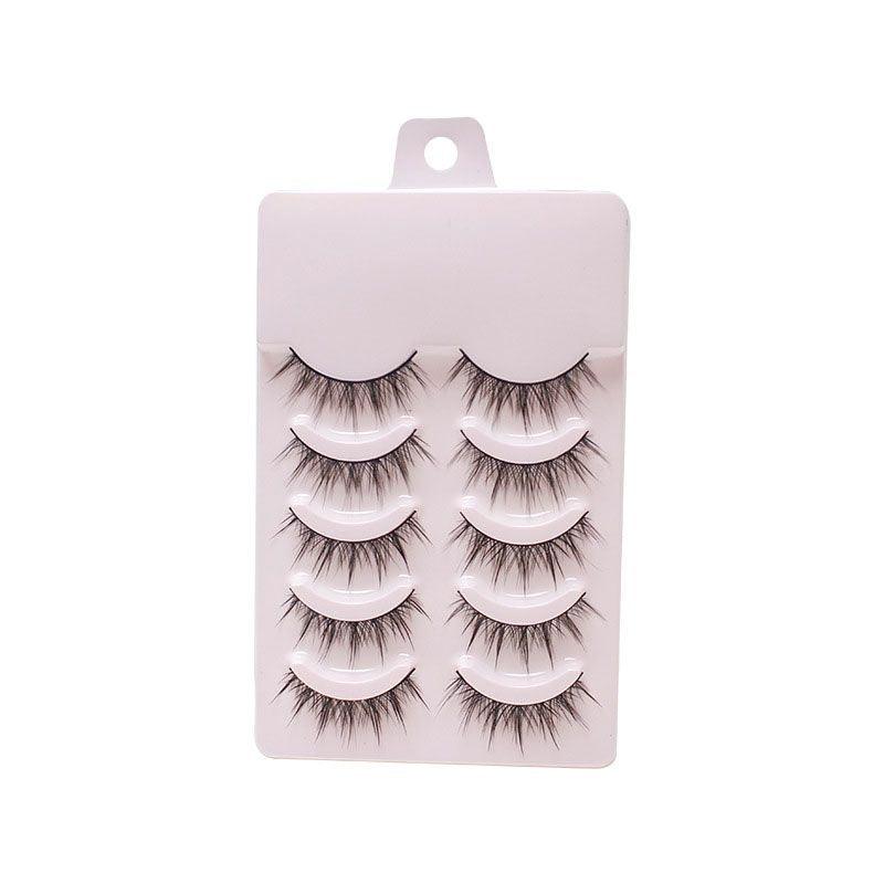 Little Devil Eyelashes Natural Long Lashes Handmade Cluster Lashes Locally Elongated Thick Lash Cosplay False Eyelash Wholesale