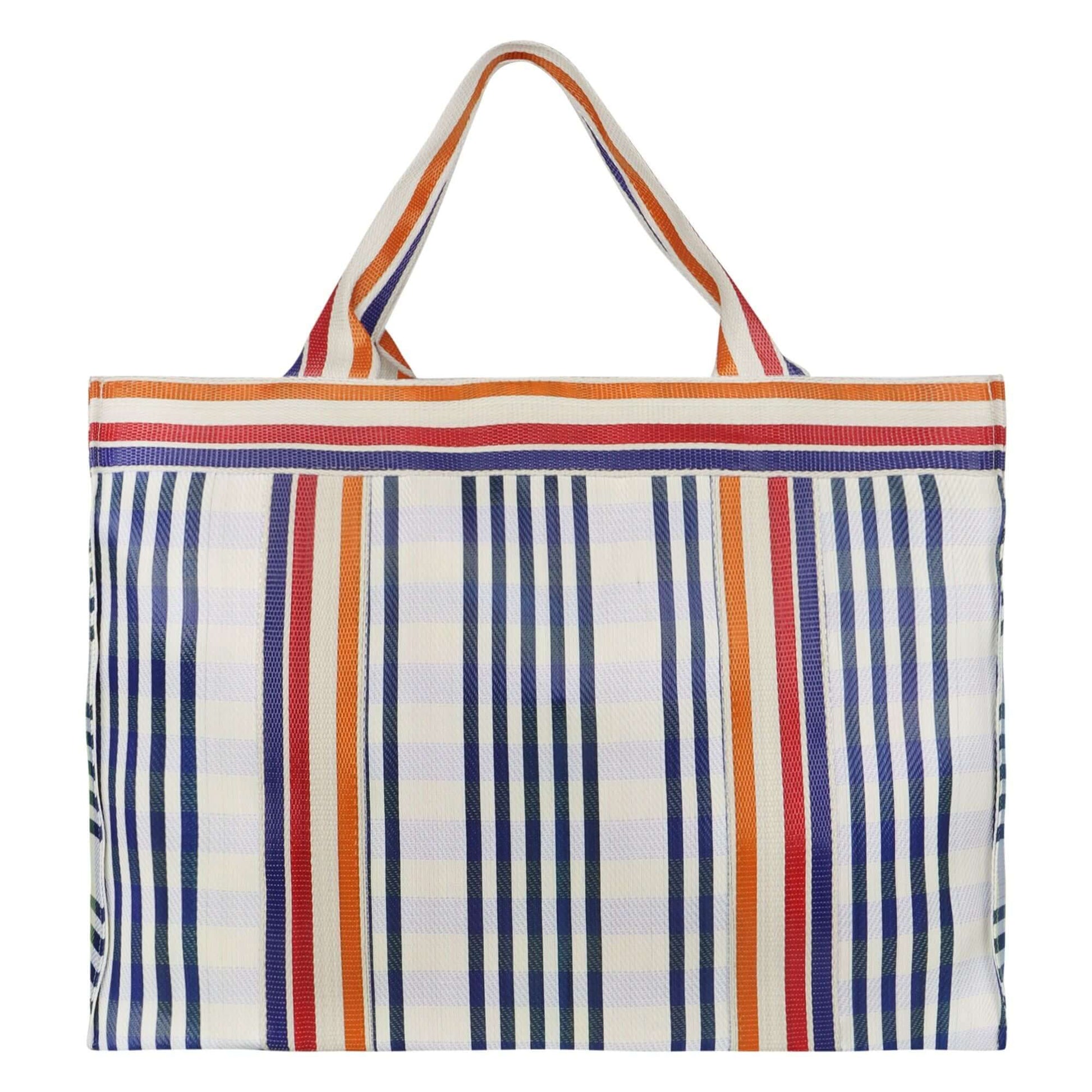 Isla Recyled Nylon XL Shopper Tote - Fair Wind Wh/Bl