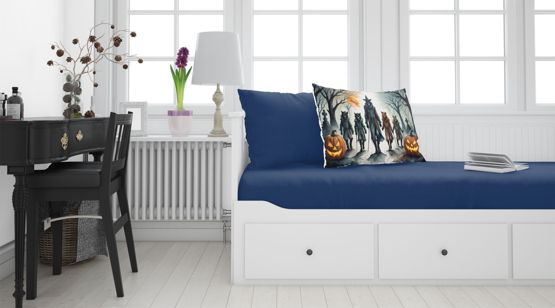 Werewolves Spooky Halloween Standard Pillowcase Lightweight Super Soft Easy Care Decorative Artwork Pillowcase, Standard