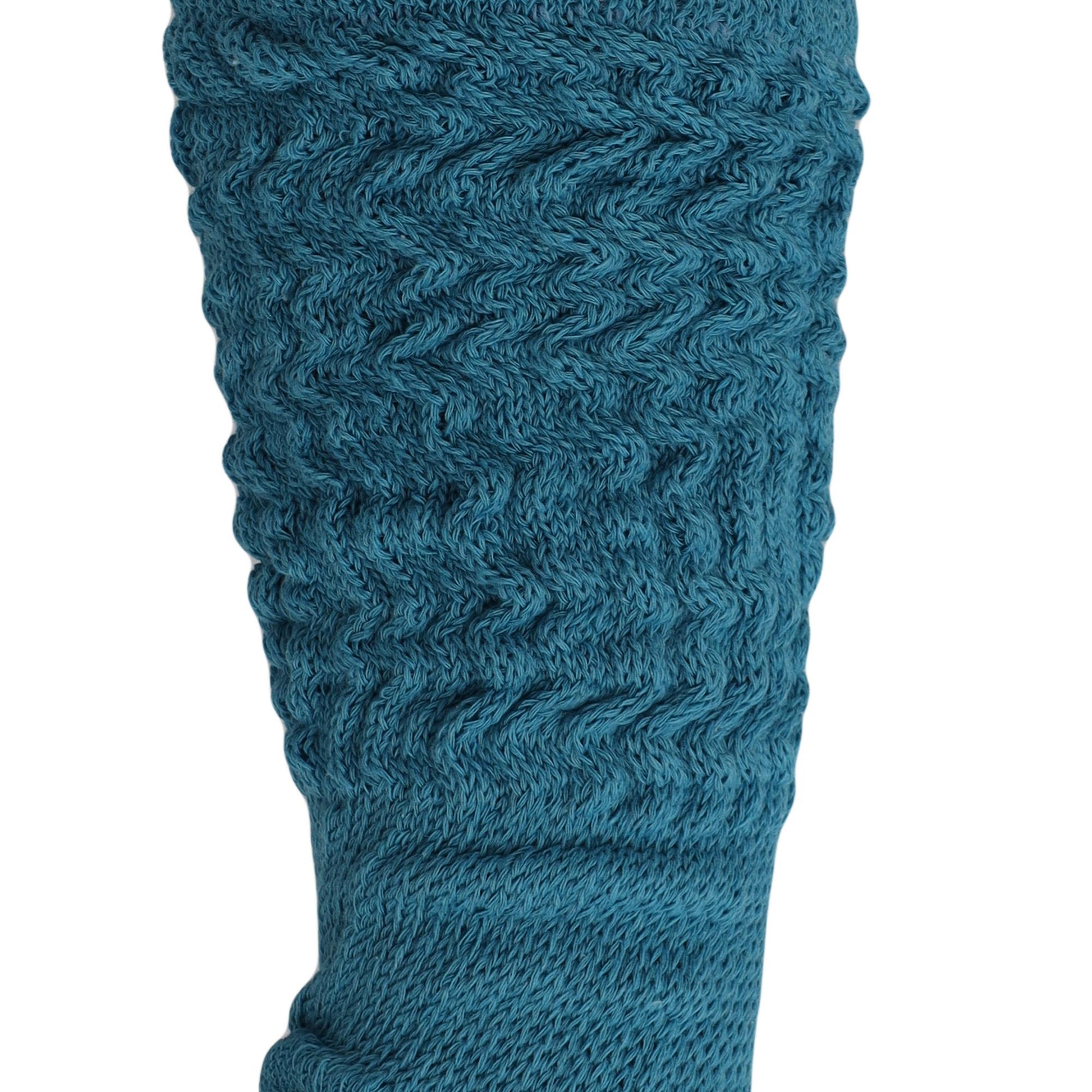 Slouch Socks for Women Extra Long Heavy Slouchy Scrunch Cotton Socks 1 Pair Shoe Size 5 to 10