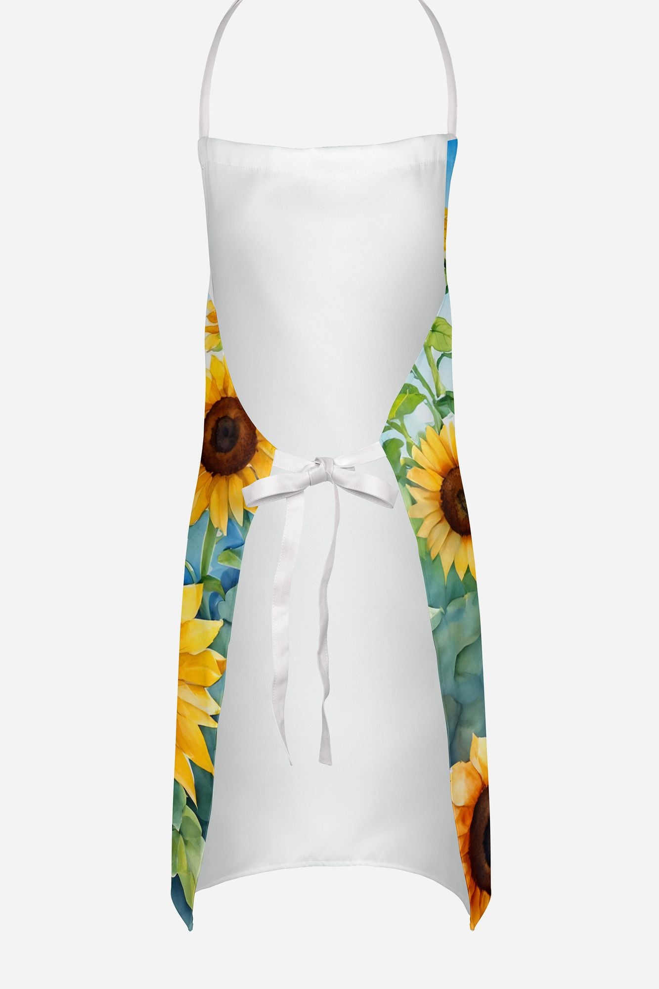 Leonberger in Sunflowers Apron Cooking Kitchen Server Baking Crafts Gardening for Adult Women Men, Unisex, Large, Multicolor