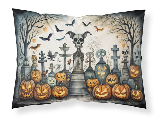 Pet Cemetery Spooky Halloween Standard Pillowcase Lightweight Super Soft Easy Care Decorative Artwork Pillowcase, Standard