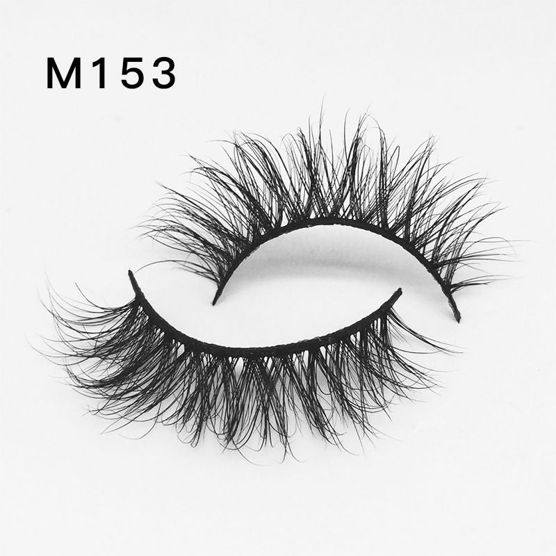 Handgemaakte Mink Wimpers Soft Curl Gevleugelde End Oog Langwerpige Valse Wimpers Dikke Kruis Natuurlijke Fake Lash Nieuwe Makeup Tools GroothandelDetails