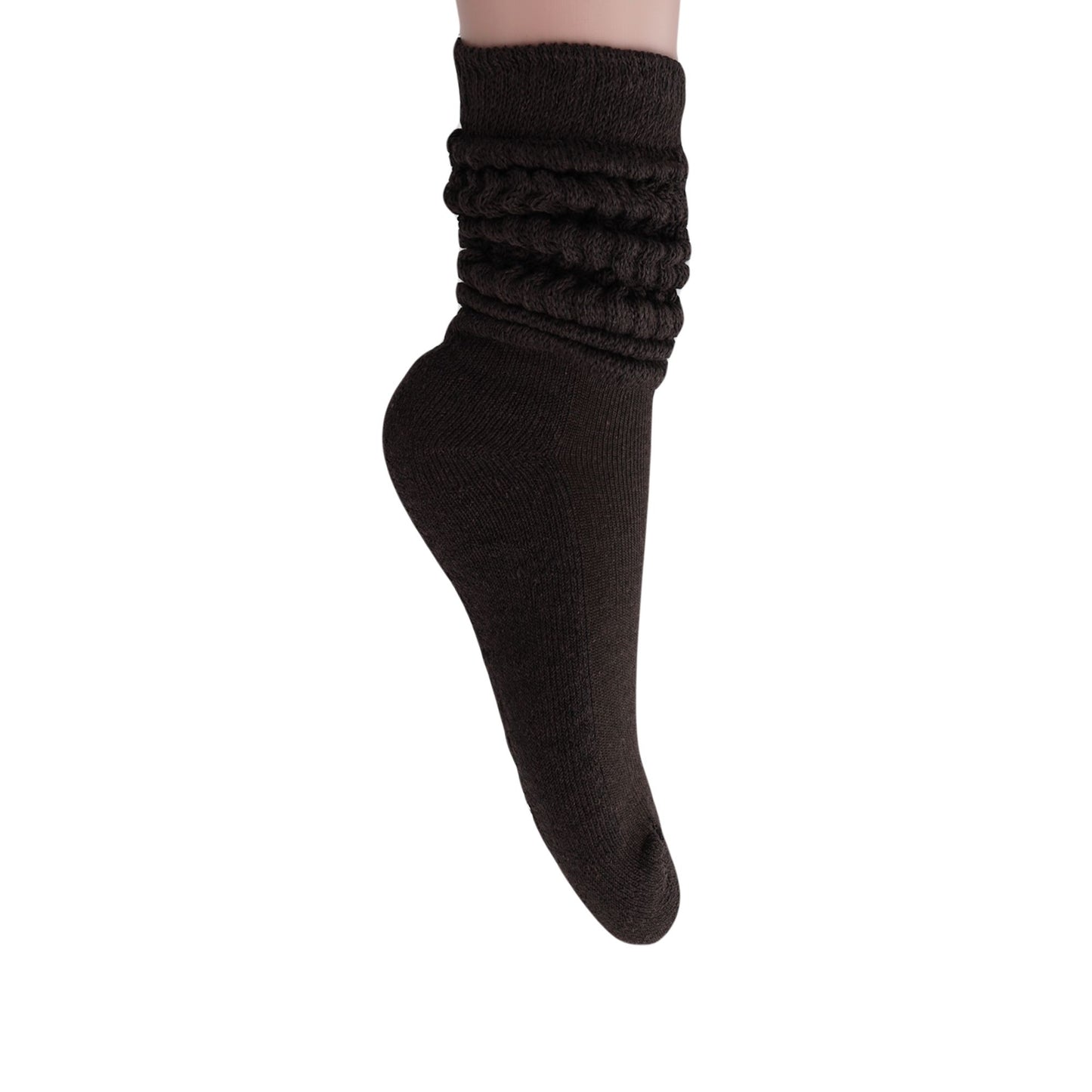 Women's Extra Long Slouch Scrunch Socks Knee High, Cotton Blend, Pack of 2, Fits Shoe Sizes 5-10, 80s Style, 28 Colors