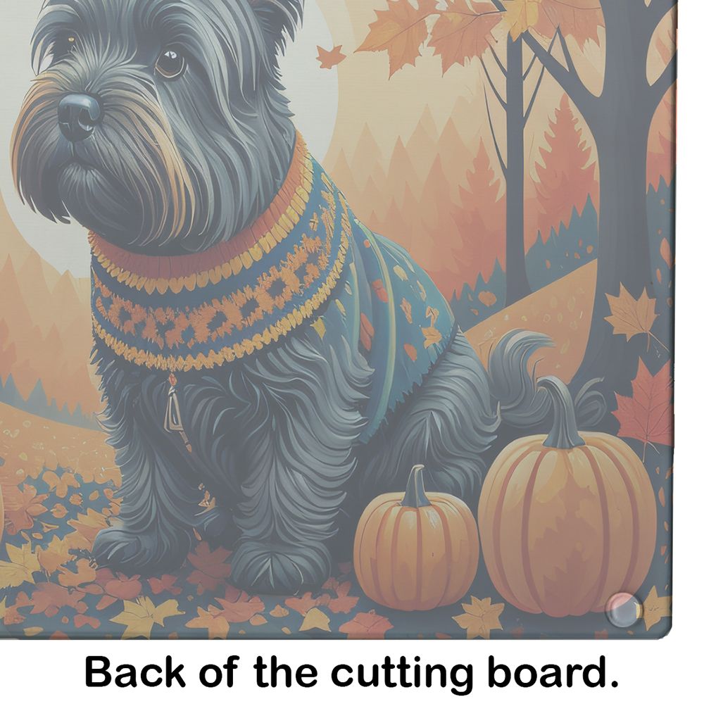 NEW Scottish Terrier Fall Glass Cutting Board Decorative Tempered Glass Kitchen Cutting and Serving Board Large Size Chopping Board