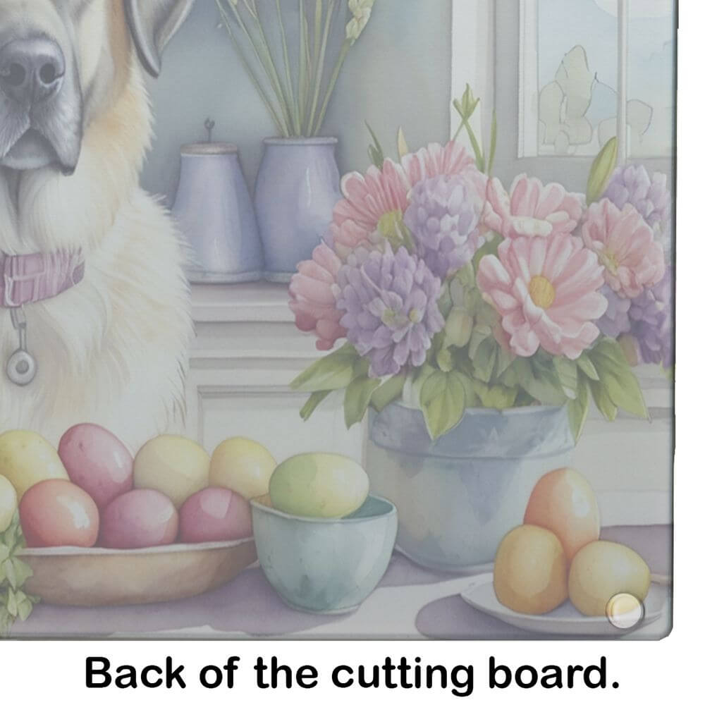 NEW Decorating Easter Anatolian Shepherd Dog Glass Cutting Board Decorative Tempered Glass Kitchen Cutting and Serving Board Large Size Chopping Board