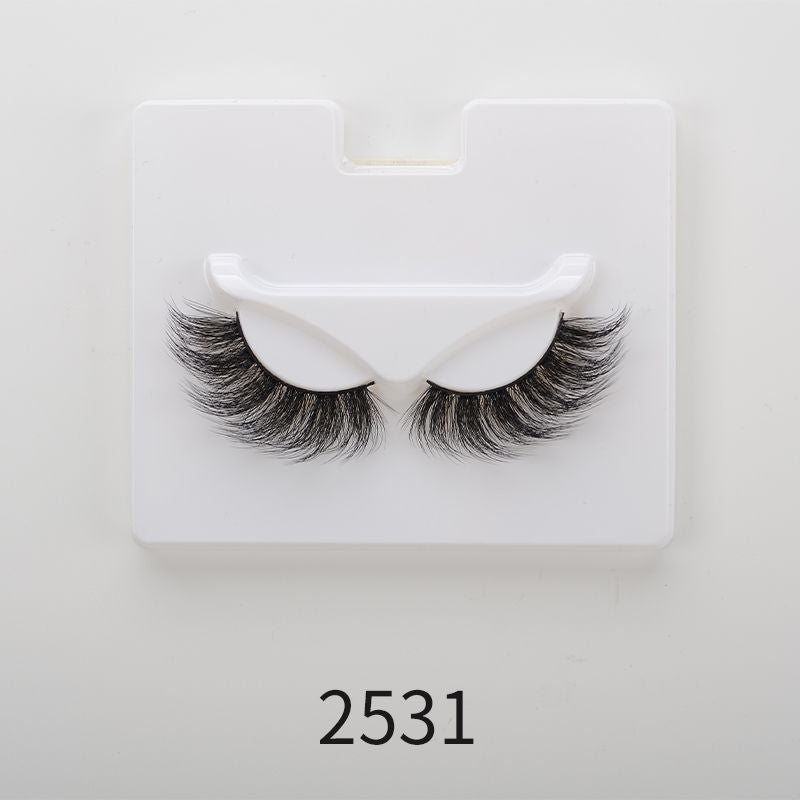 25mm Angel Winged Eyelashes Handmade Thick Theatrical Curly Fake Eyelash Black Natural Long Lash For Eyelash Extension WholesaleDetails