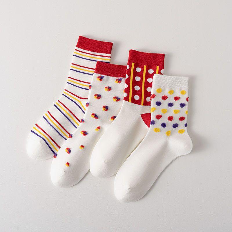 Womens Crew Socks Casual Knit Comfy Seamless Breathable Cool Dress Socks For Outdoor Sports Running Fitness Cycling - Clothes For Her Online Store