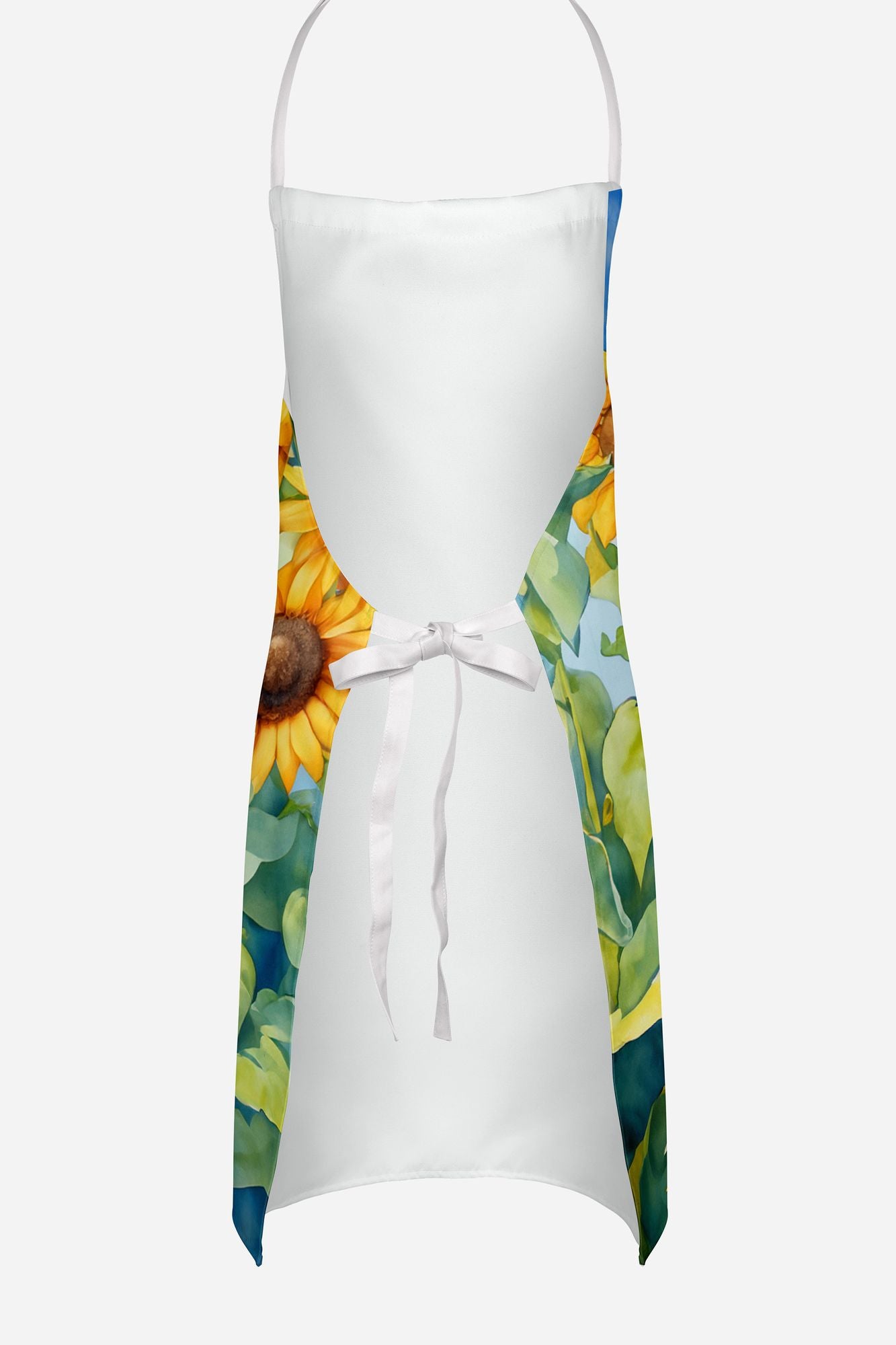 Cocker Spaniel in Sunflowers Apron Cooking Kitchen Server Baking Crafts Gardening for Adult Women Men, Unisex, Large, Multicolor