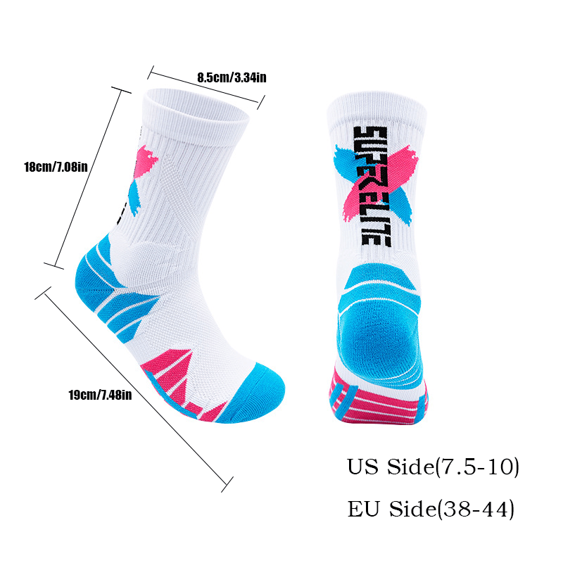 For Men Compression Running Socks Athletic Socks With Cushion Basketball Sport Socks Anti-odor And Anti-slip For Running Fitness Hiking And Cycling - Clothes For Her Online Store