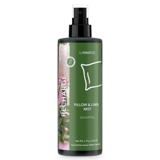 All-Natural Recharge Pillow & Linen Spray – 4oz Aromatherapy Mist with Eucalyptus, Rosemary & Mint for Relaxation & Stress Relief – Water-Based, Chemical-Free Bedding Spray – Made in the USA " - Clothes For Her Online Store
