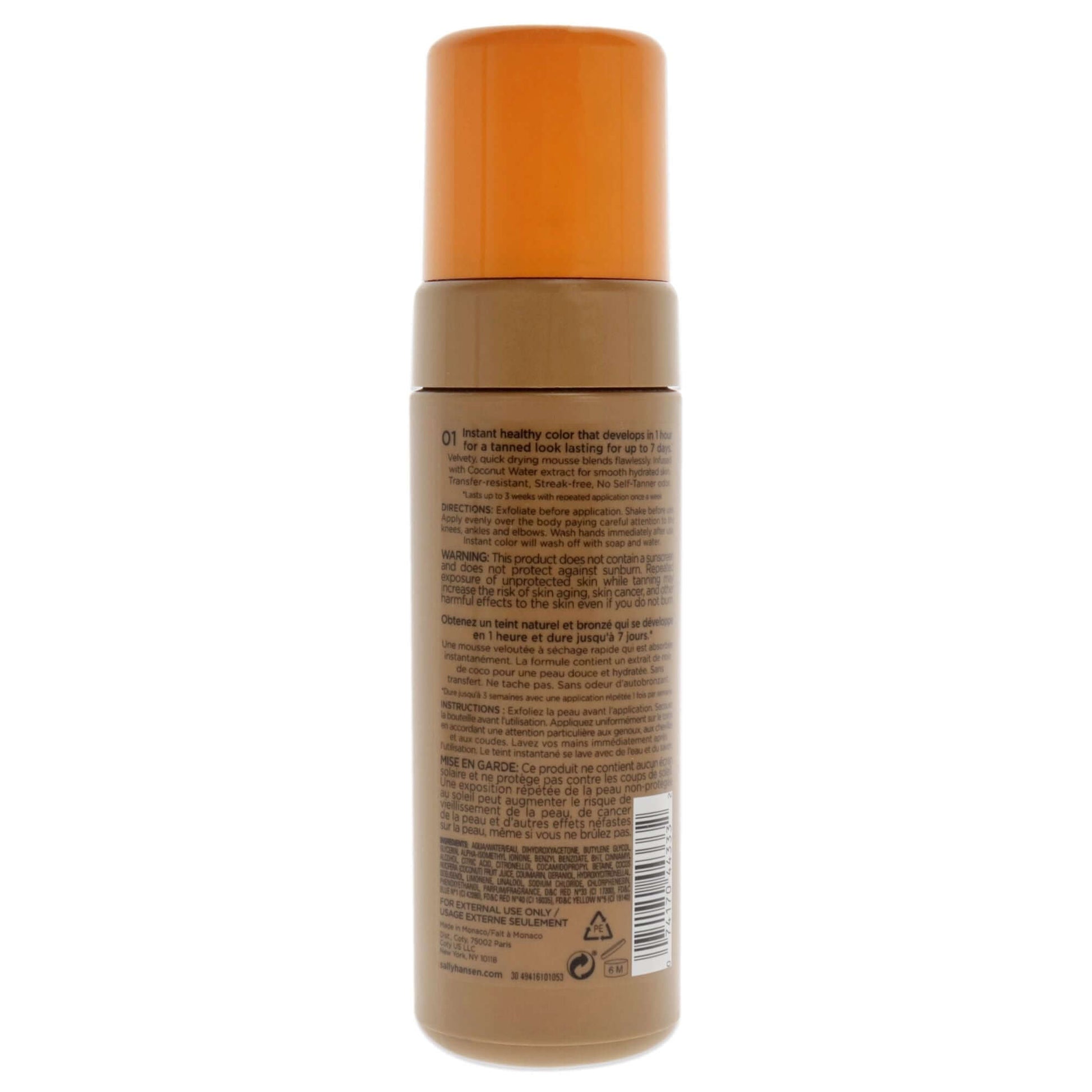 Airbrush Sun Mousse - 01 Medium by Sally Hansen for Women - 5 oz Bronzer - Clothes For Her Online Store
