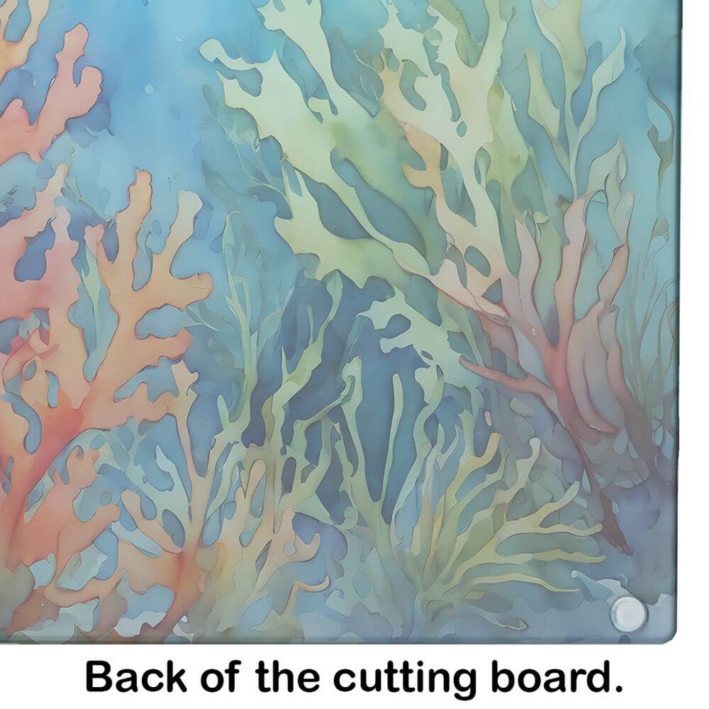 NEW Seaweed Glass Cutting Board Decorative Tempered Glass Kitchen Cutting and Serving Board Large Size Chopping Board