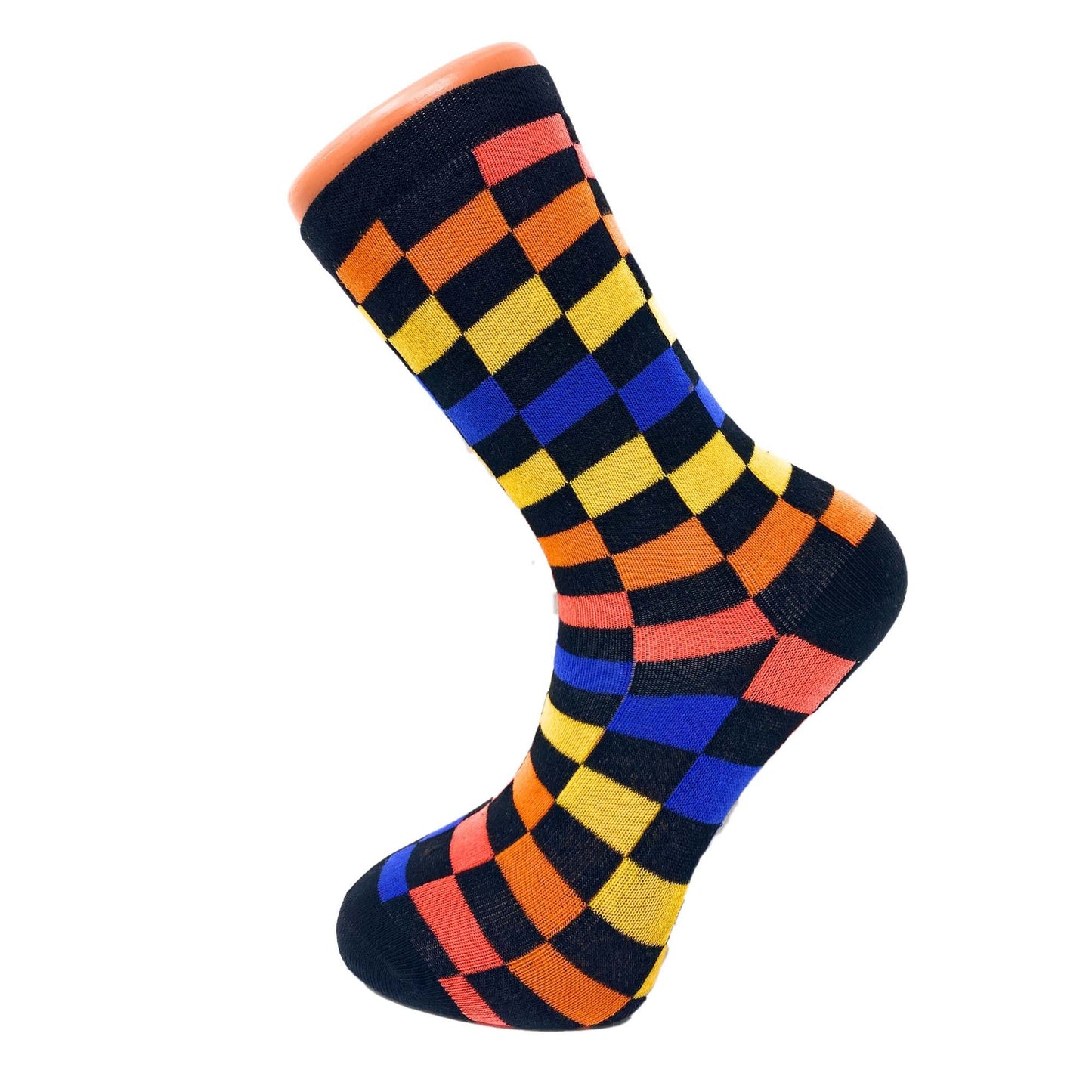 Colorful Funny Socks Novelty Crazy Cotton Crew Dress Socks 6 Pairs