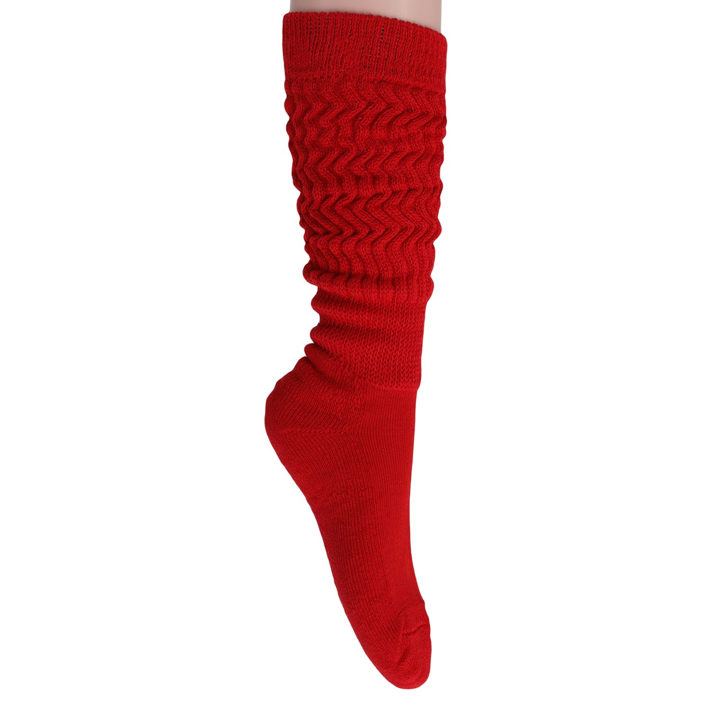 Slouch Socks for Women Extra Long Heavy Slouchy Scrunch Cotton Socks 1 Pair Shoe Size 5 to 10