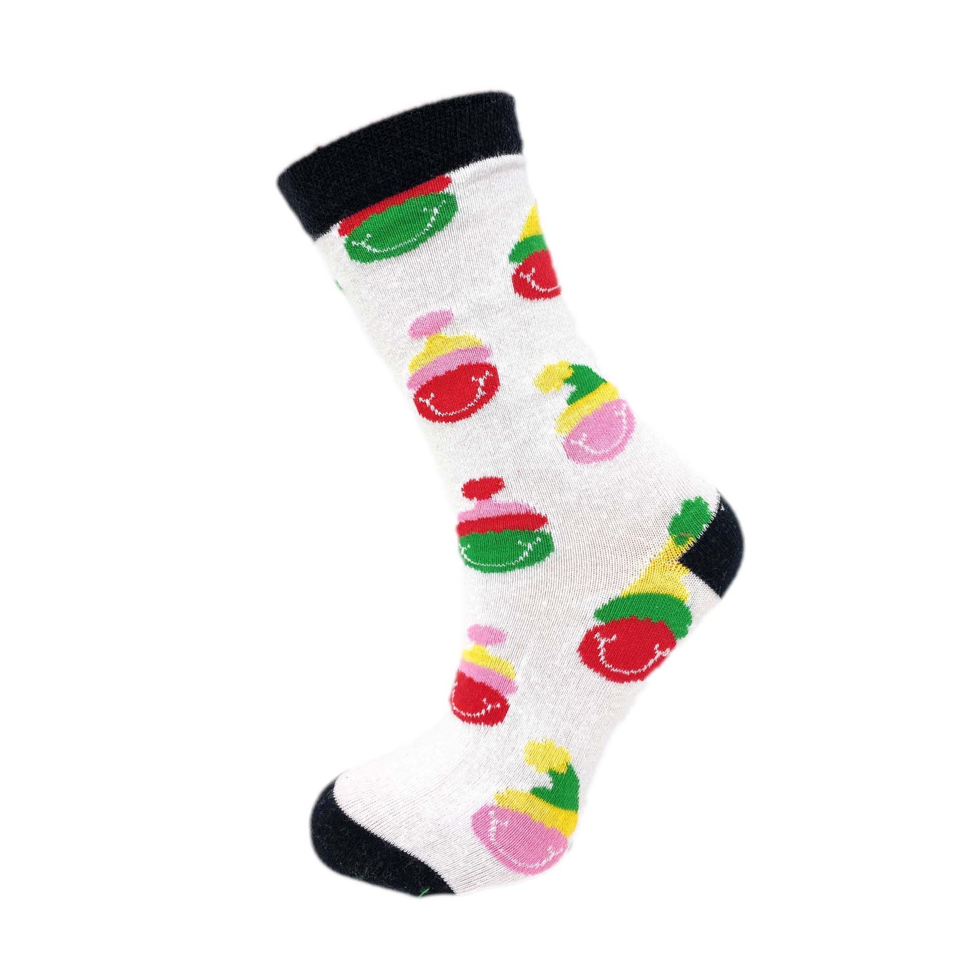 Colorful Funny Socks Novelty Crazy Cotton Crew Dress Socks 6 Pairs