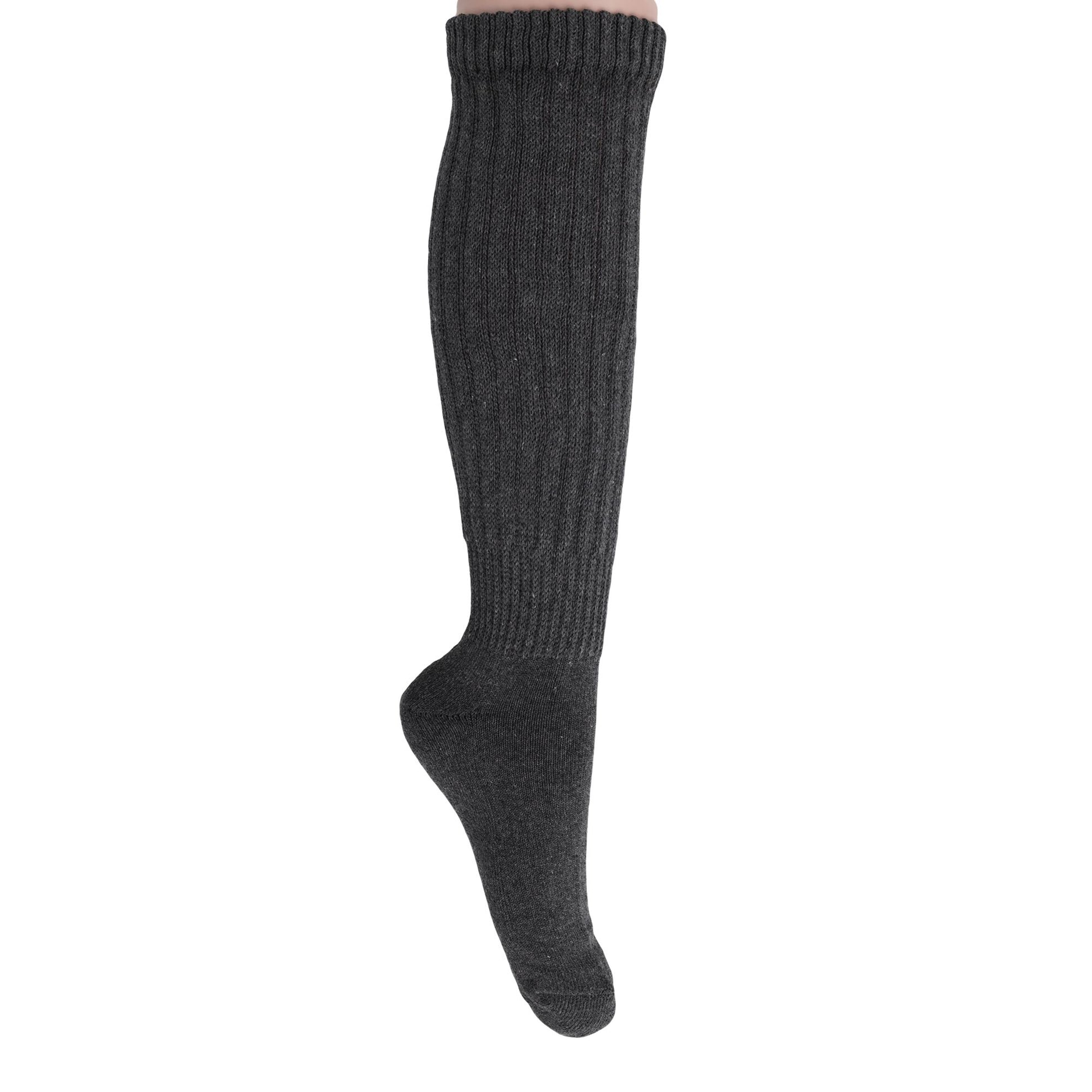 Slouch Socks for Women Extra Long Heavy Slouchy Scrunch Cotton Socks 1 Pair Shoe Size 5 to 10