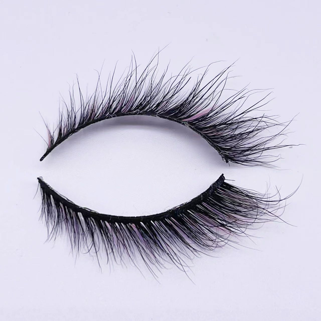 Newly Colorful Eyelashes Soft Mink Lashes Winged Thick Eyelash Handmade Curly Lashes Natural Long Lash For Eyelash ExtensionDetails Product Specifications: Product Type: Loose Powder Brush, Blush Brush, Nail Powder Brush Size: As Picture Material: Man-mad