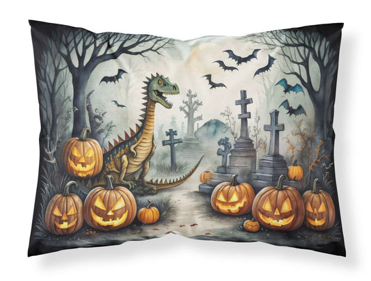 Dinosaurs Spooky Halloween Standard Pillowcase Lightweight Super Soft Easy Care Decorative Artwork Pillowcase, Standard