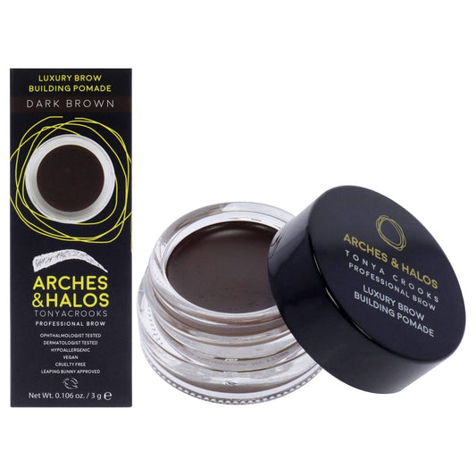 Luxury Brow Buiding Pomade - Dark Brown by Arches and Halos for Women - 0.106 oz Pomade - Clothes For Her Online Store