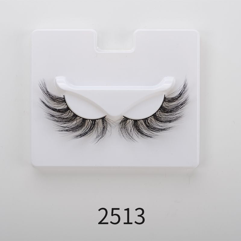 25mm Angel Winged Eyelashes Handmade Thick Theatrical Curly Fake Eyelash Black Natural Long Lash For Eyelash Extension WholesaleDetails