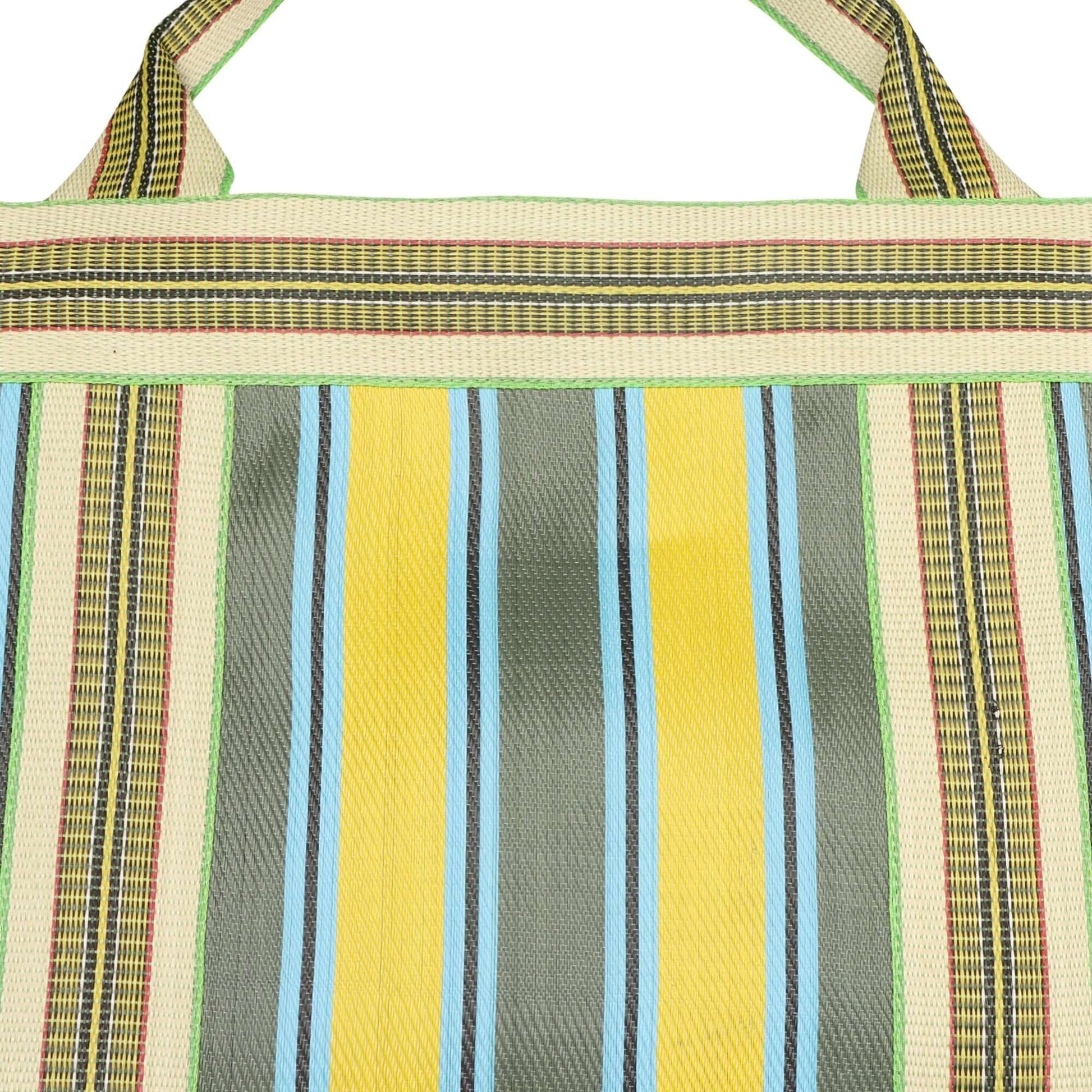Isla Recyled Nylon XL Shopper Tote - Piña Haze Yl/Gr
