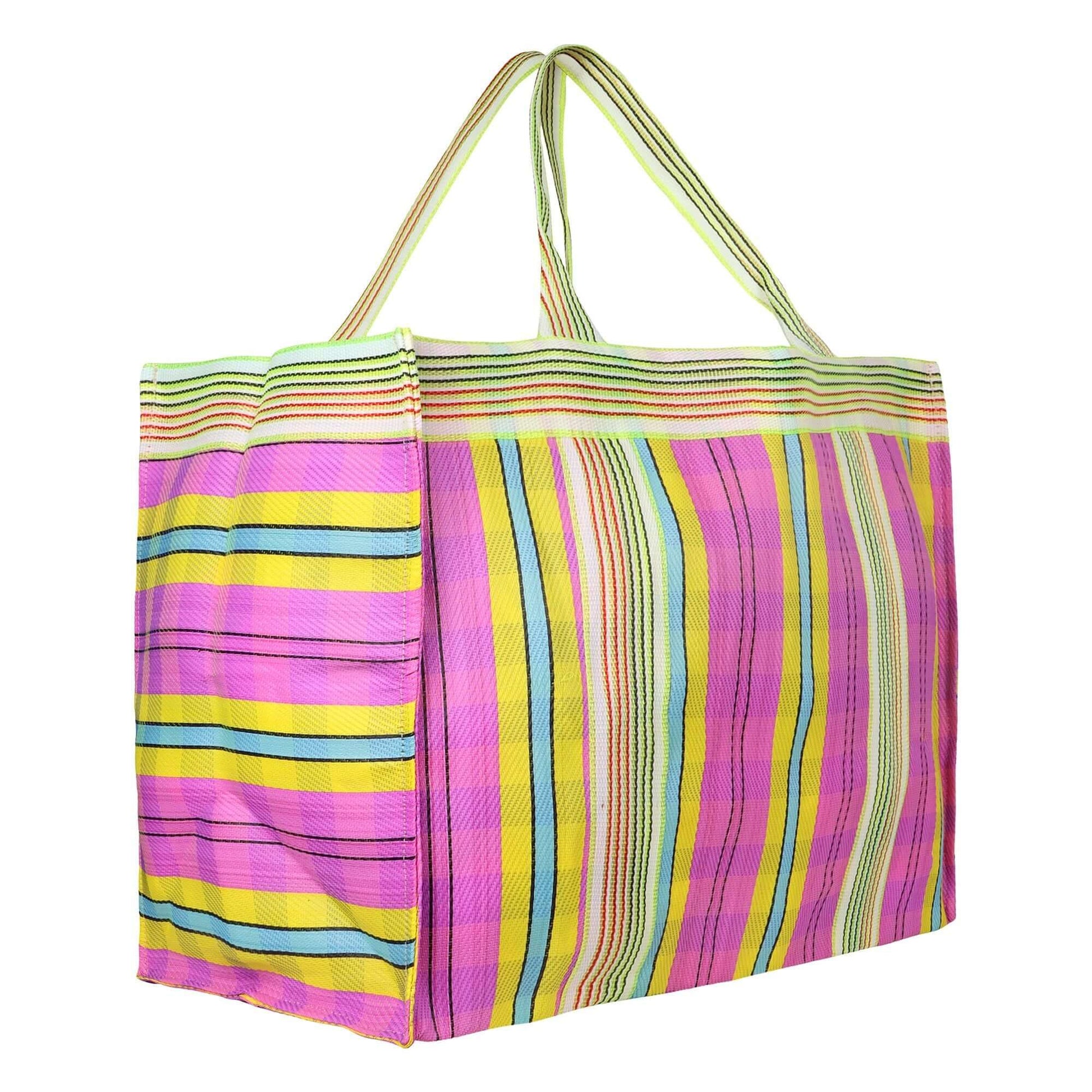 Isla Recyled Nylon XL Shopper Tote - Flamingo Pink Yl