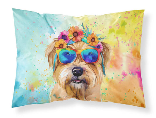 Cairn Terrier Hippie Dawg Standard Pillowcase Lightweight Super Soft Easy Care Decorative Artwork Pillowcase, Standard