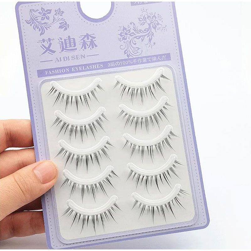 Little Devil Eyelashes Natural Long Lashes Handmade Cluster Lashes Locally Elongated Thick Lash Cosplay False Eyelash Wholesale