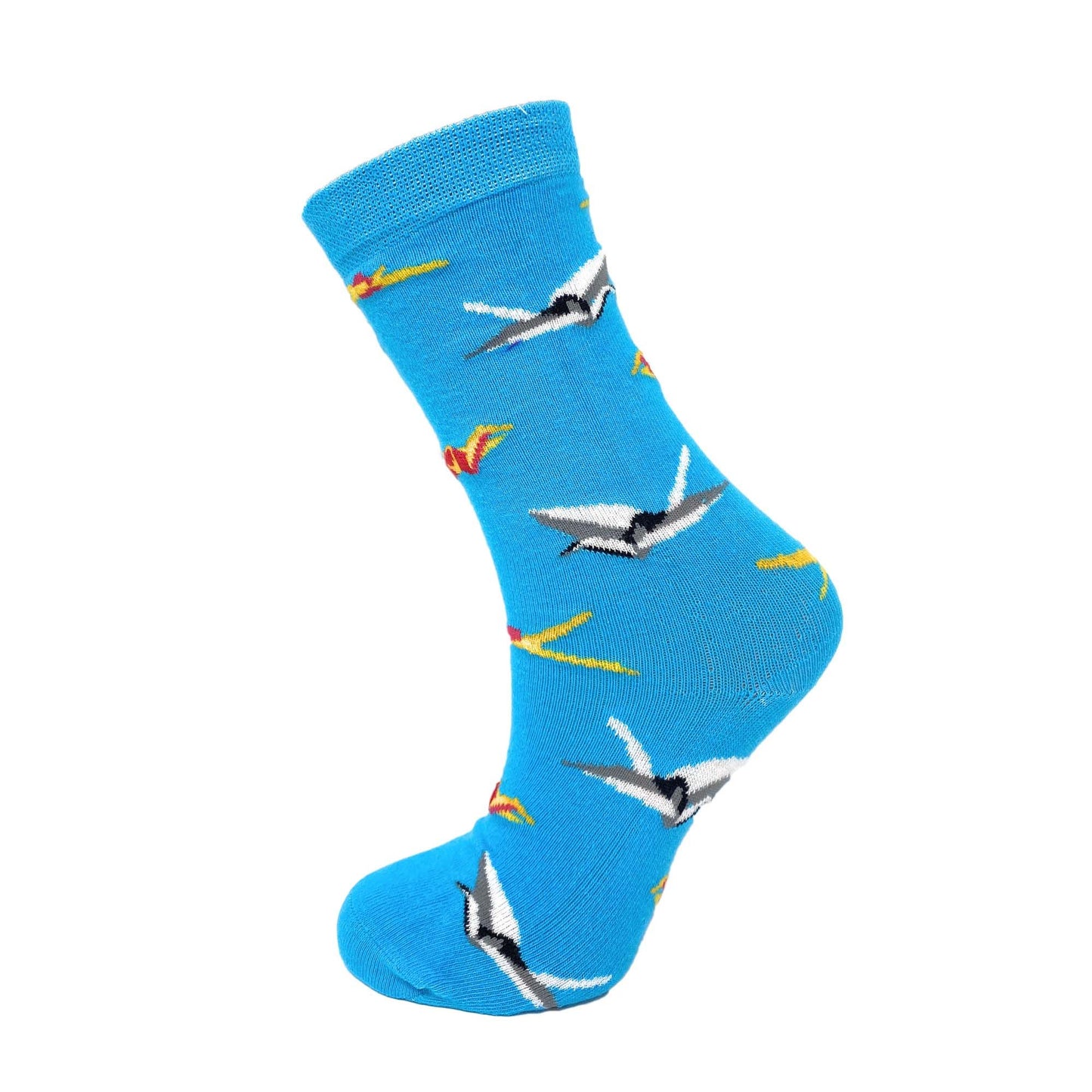 Colorful Funny Socks Novelty Crazy Cotton Crew Dress Socks 6 Pairs